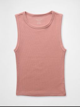 American Eagle - Pink Solid Tank Top