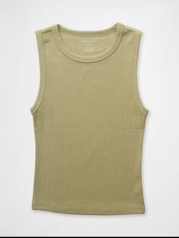American Eagle - Olive Solid Tank Top