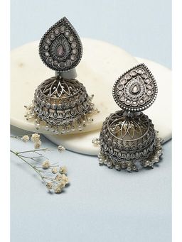 Biba - Oxidized Light Purple Jhumkis