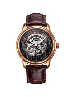 Aries Gold - El Toro Automatic Skeleton Watch With 21 Jeweles & Sapphire Glass For Men- G 9005A Rg-Bk