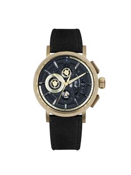 Aries Gold - Hawk Chronograph Skeleton Watch With Sapphire Glass For Men- G 7018 G-Bk
