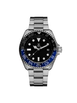 Aries Gold - AG Collective Automatic Black GMT Round Dial Men's Watch - G 9040 SBA-BK