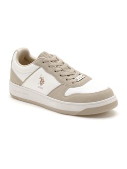 U.S. POLO ASSN. - Joan 2.0 Men Beige Stylish Casual Sneakers