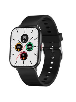 FCUK - Fit Pro Full Touch Smartwatch Color-Black with Sleek Design Metal Body, 8 Sport Modes,FCUK009B