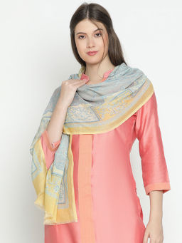 Shingora - Opal Mystique Printed Stole (M)