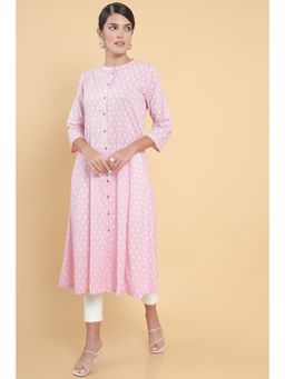 Soch - Women Pink Printed Kurta