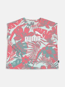 Puma - Ess Flower Power Aop Girls Multicolor T-shirts