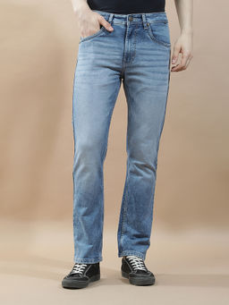 Cantabil - Men Blue Solid Straight Fit Jeans