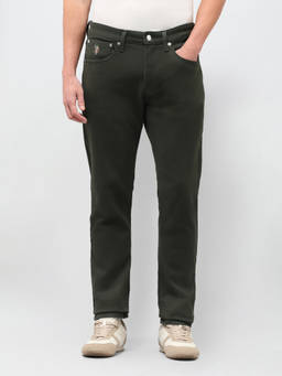 U.S. Polo Assn. Denim Co. - Men Brandon Slim Fit Green Jeans