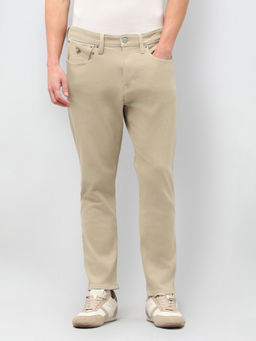 U.S. Polo Assn. Denim Co. - Men Cole Slim Fit Light Beige Jeans