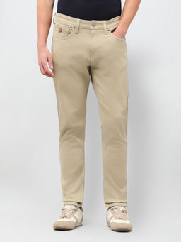 U.S. Polo Assn. Denim Co. - Men Brandon Slim Fit Beige Jeans