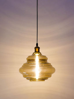 Kapoor Lamp Shades - Oslo Lustre Layered Glass Hanging Pendant Light