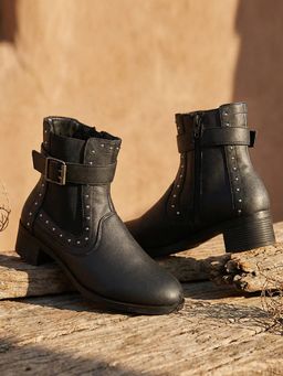 LIBERTY - Senorita Boost-1E Chelsea Boots For Women - Black