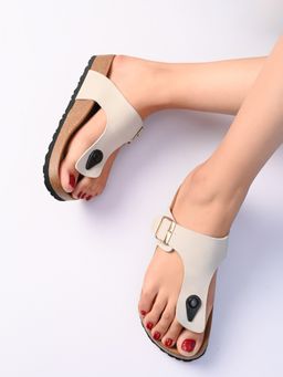 EL PASO - Casual Trendy Comfort Sandals For Women White