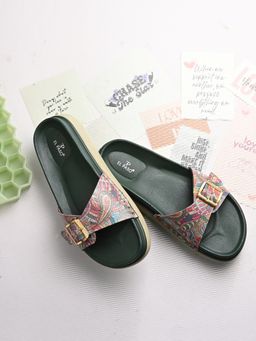 EL PASO - Women Multi Faux Leather Casual Sandals