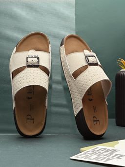 EL PASO - Women Nude Faux Leather Casual Sandals
