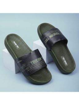 Toucantoes - Mens Soft Cushion Slider Olive