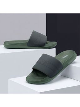 Toucantoes - Mens Soft Cushion Slider Olive