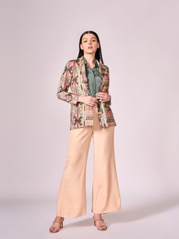 KOSWI - Multi Coloured Geometric Print Jacket