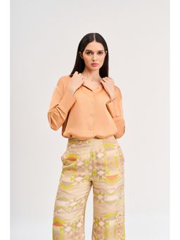 KOSWI - Light Peach Colour Shirt