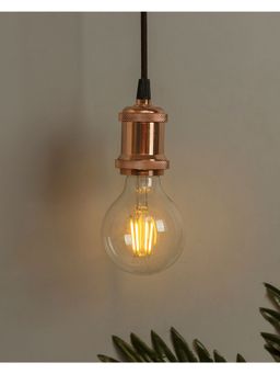 Homesake - E27 Industrial Pendant Metal Rose Gold