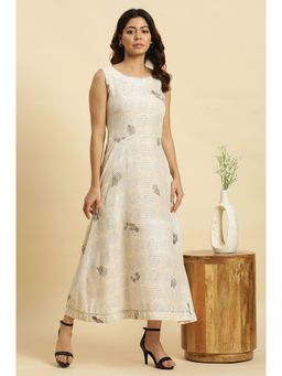 W - White Polka Dots Dress