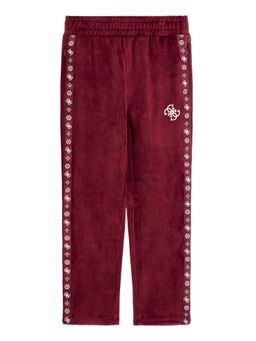 Guess - Maroon Solid Girls Trouser