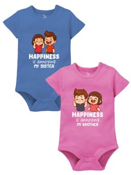 Zeezeezoo - Happiness Is Annoying My Sister Bodysuit (Pack of 2)