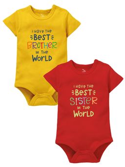 Zeezeezoo - I Have The Best Brother In The World Bodysuit (Pack of 2)