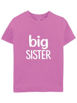Zeezeezoo - Big Sister Pink Kids T-Shirt