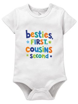 Zeezeezoo - Besties First Cousins Second WHT Bodysuit