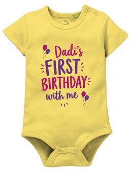 Zeezeezoo - Dadi's First Birthday With Me Bodysuit
