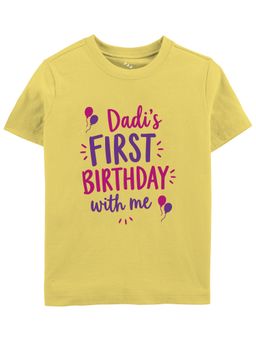 Zeezeezoo - Dadi's First Birthday With Me Kids T-Shirt