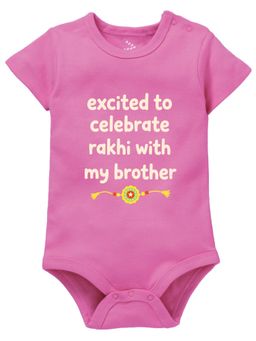 Zeezeezoo - Excited To Celebrate Rakhi With My Brother Bodysuit