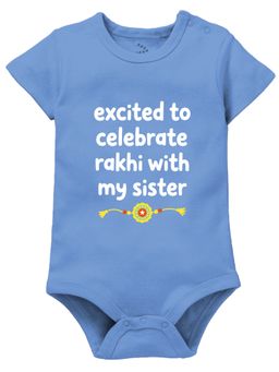 Zeezeezoo - Excited To Celebrate Rakhi With My Sister Bodysuit