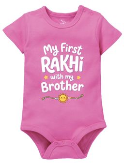 Zeezeezoo - My First Rakhi With My Brother Bodysuit