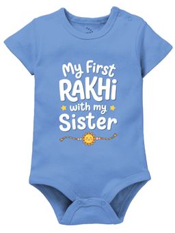 Zeezeezoo - My First Rakhi With My Sister Bodysuit