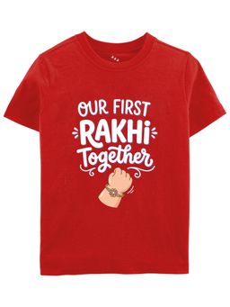 Zeezeezoo - Our First Rakhi Together Kids T-Shirt