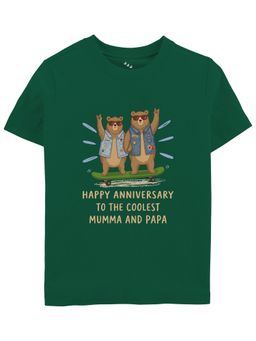 Zeezeezoo - Happy Anniversary To The Coolest Mumma and Papa Kids T-Shirt