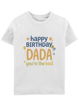 Zeezeezoo - Happy Birthday Dada You're The Best Kids T-Shirt