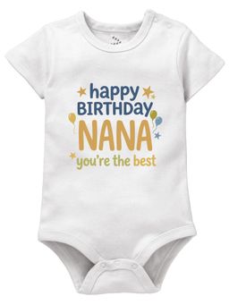 Zeezeezoo - Happy Birthday Nana You're The Best Bodysuit