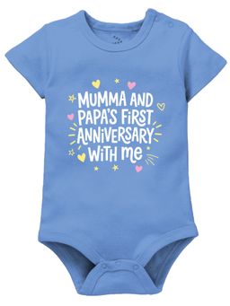 Zeezeezoo - Mumma and Papa's First Anniversary With Me Bodysuit