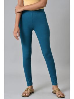 Aurelia - Blue Cotton Lycra Tights