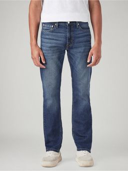 Levi's - Men's 513 Blue Slim Fit Mid Rise Jeans