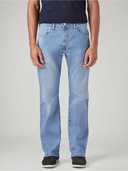 Levi's - Men's 517 Light-Blue Bootcut Fit Mid Rise Jeans