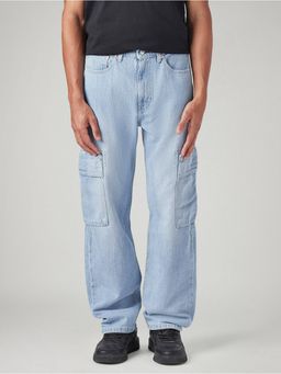 Levi's - Men's 565 Light-Blue Loose Fit Mid Rise Jeans
