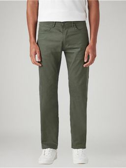 Levi's - Men's 513 Olive Slim Fit Mid Rise Jeans