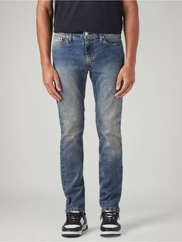 Levi's - Men's 511 Blue Slim Fit Mid Rise Tinted Jeans