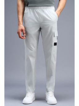 Van Heusen - Men Grey Solid Casual Trackpant