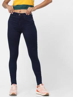 ONLY - Women Solid Navy Blue Jeans